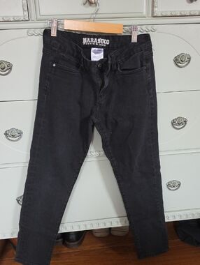 Parasuco Black Denim Jeans with Logo Waistband